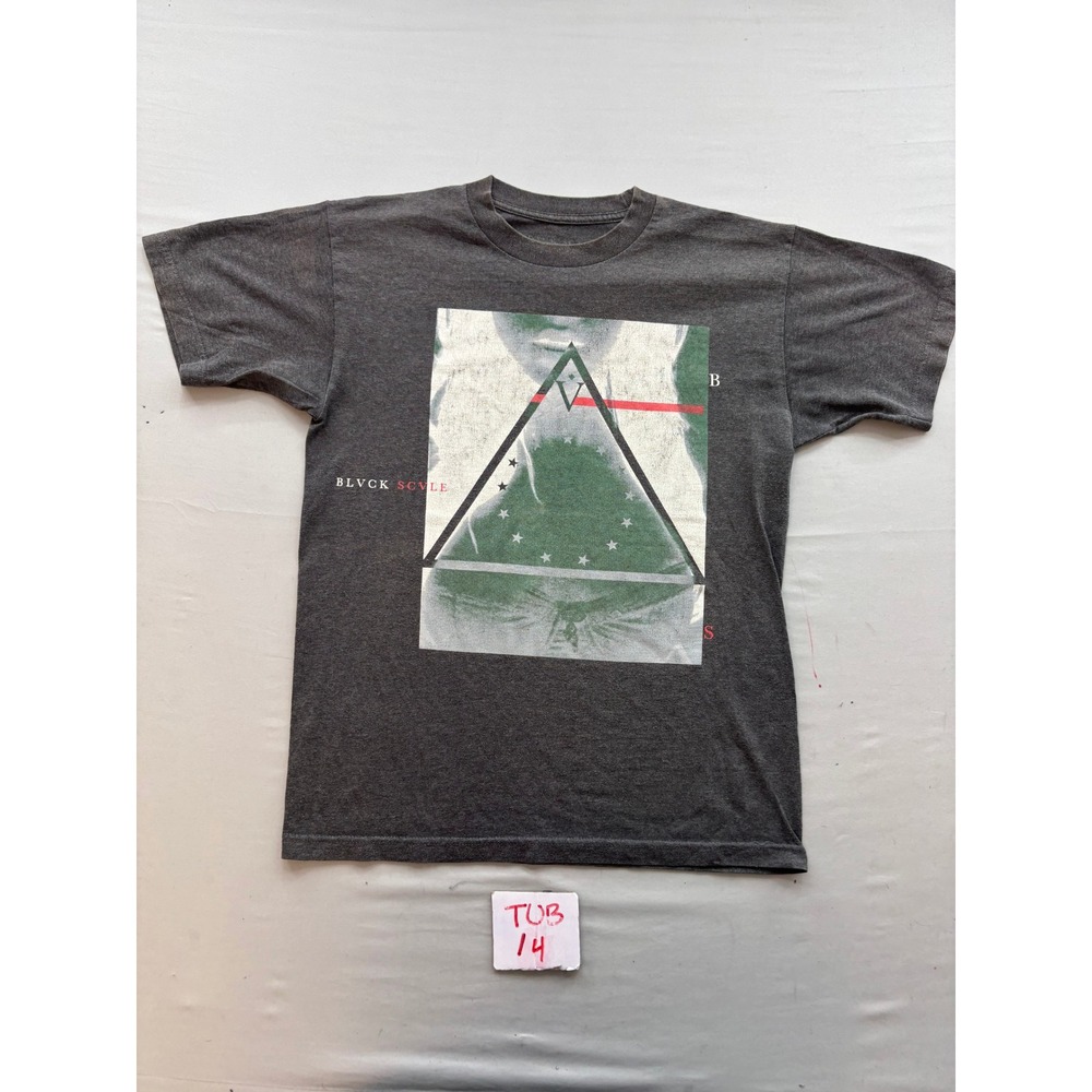 Black Scale BLVCK SCVLE Graphic T-Shirt Mens Charcoal Gray Streetwear Tee Small